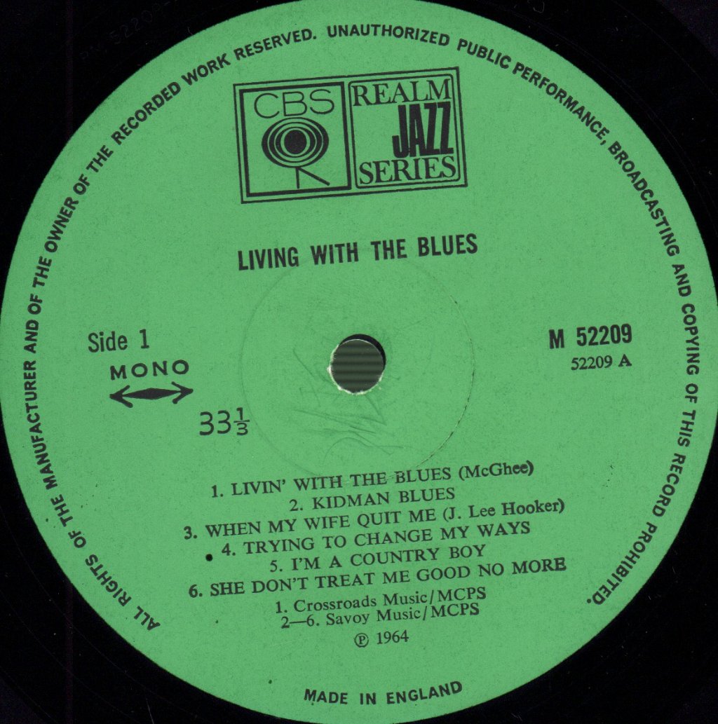 Various Artists - Living With The Blues - Lp