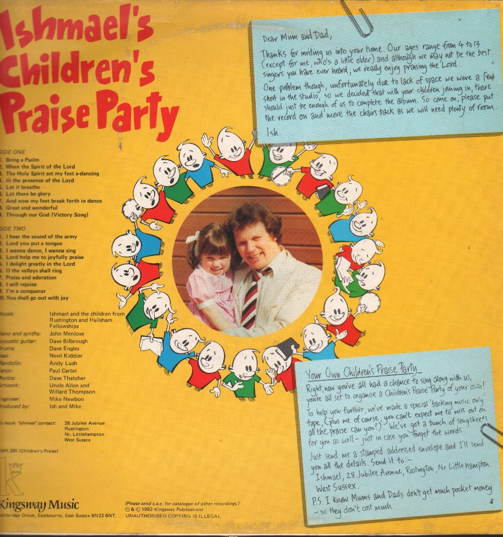 Ishmael - Ishmael's Children's Praise Party Vol 1 - Lp