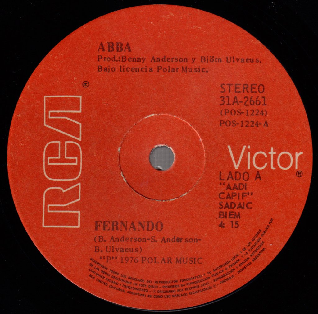 ABBA - Fernando - 7 Inch