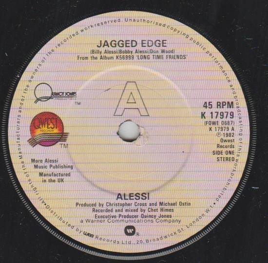 Alessi - Jagged Edge / Rise Up - 7 Inch