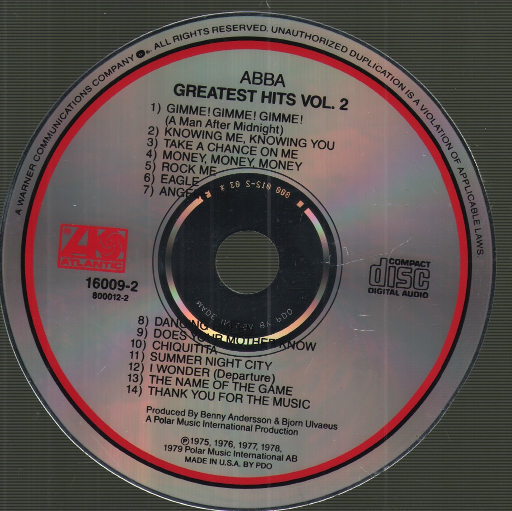 ABBA - Greatest Hits Vol. 2 - Cd