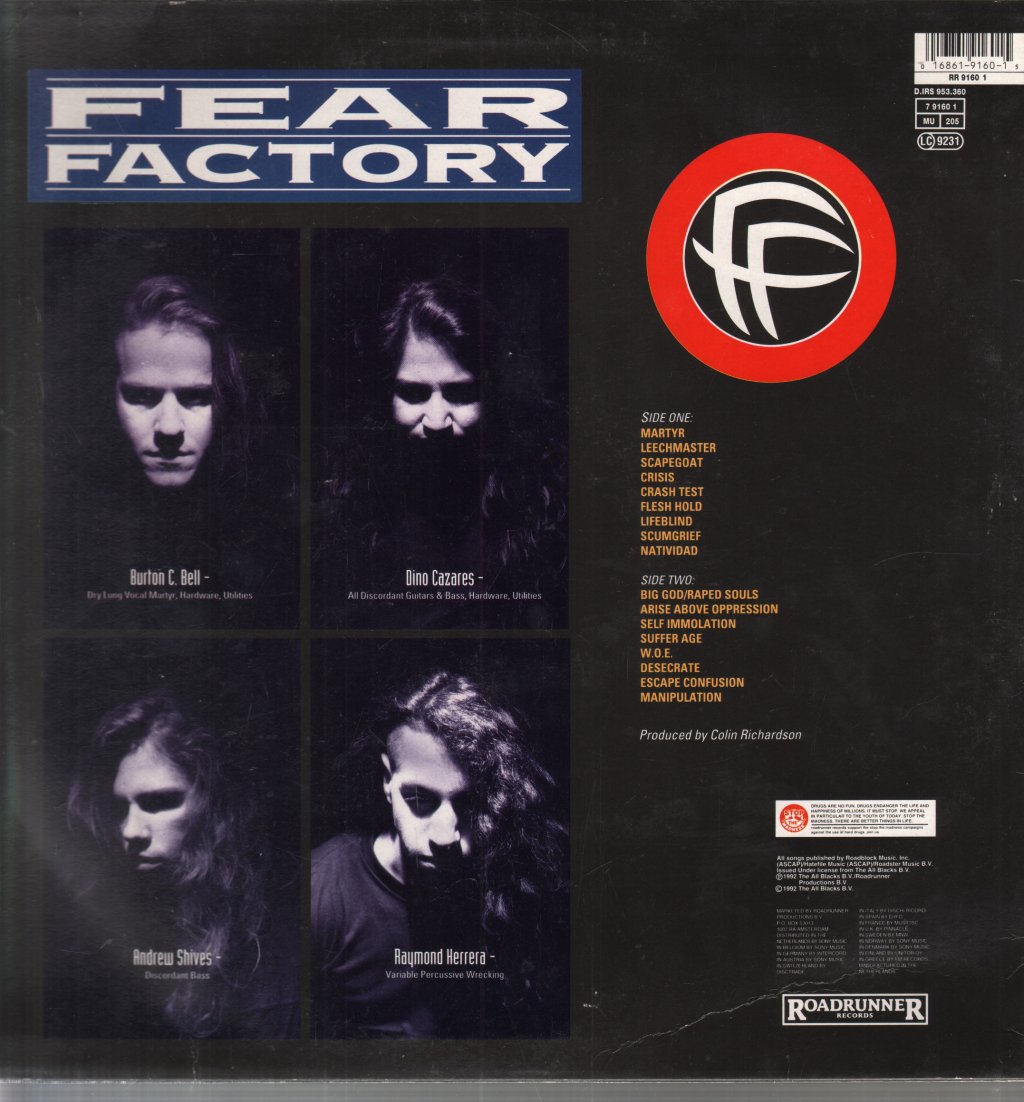 Fear Factory - Soul Of A New Machine - Lp