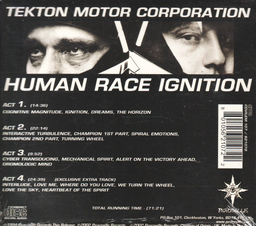 Tekton Motor Corporation - Human Race Ignition - Cd