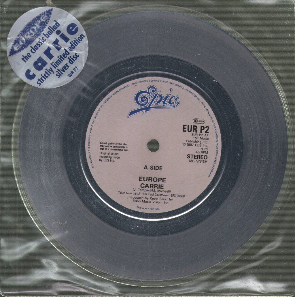 Europe - Carrie - 7 Inch