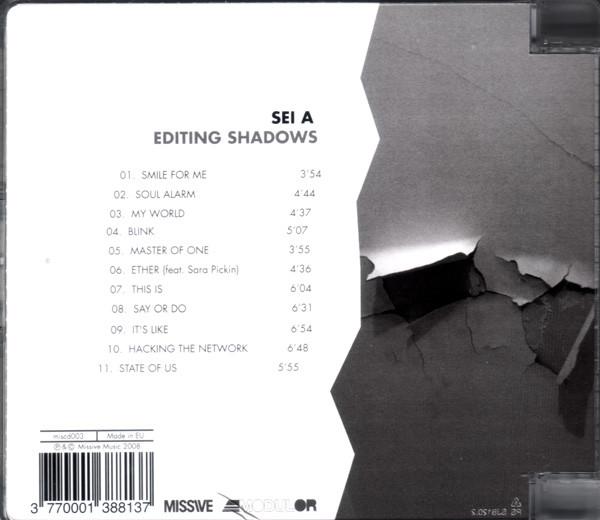 Sei A - Editing Shadows - Cd