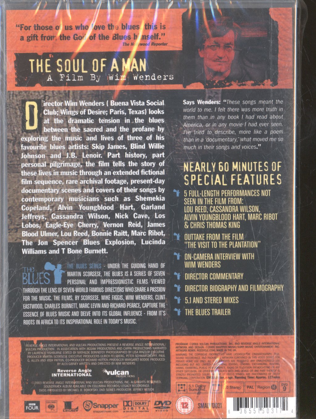 Various Artists - Martin Scorsese Presents The Blues - The Soul Of A Man - Dvd