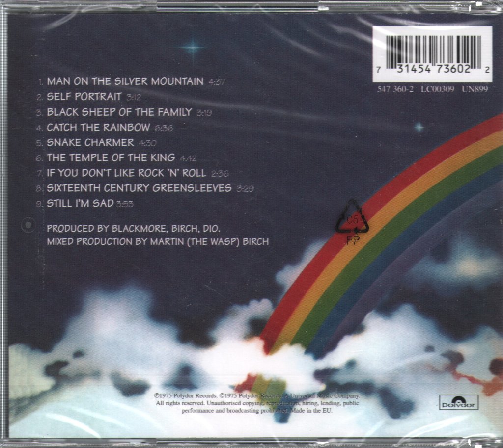 Rainbow - Ritchie Blackmore's Rainbow - Cd