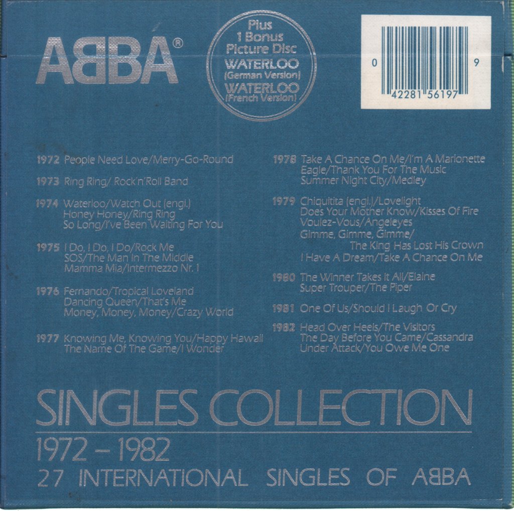 ABBA - Singles Collection 1972-1982 - 7 Inch