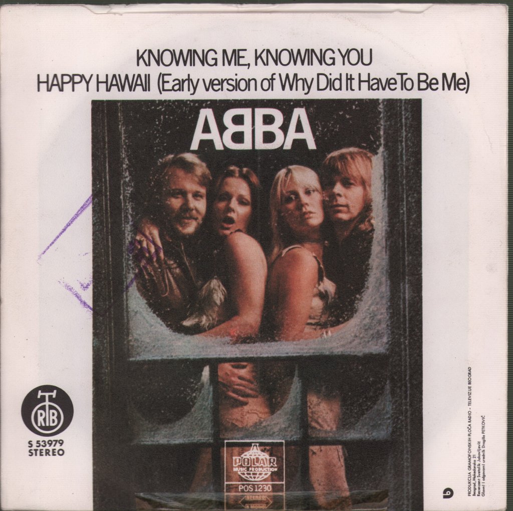 ABBA - Knowing Me Knowing You - 7 Inch