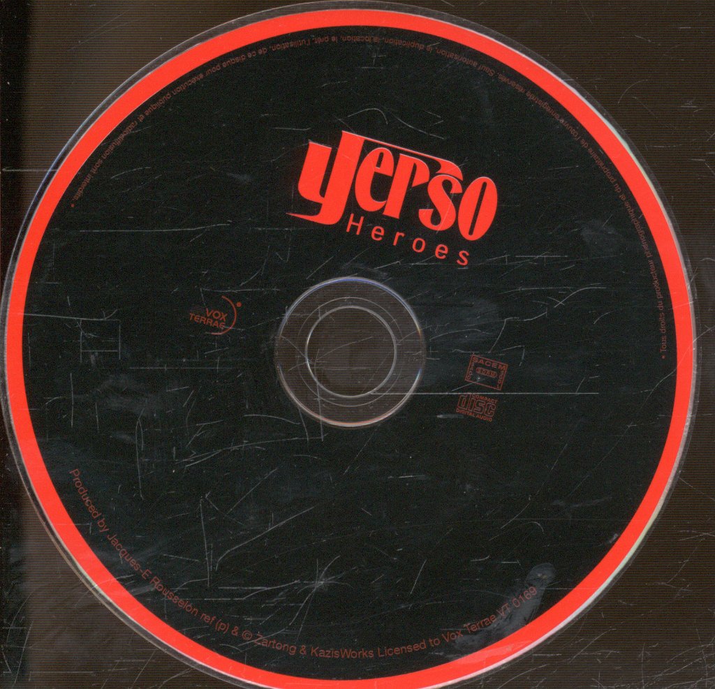 Yerso - Heroes - Cd