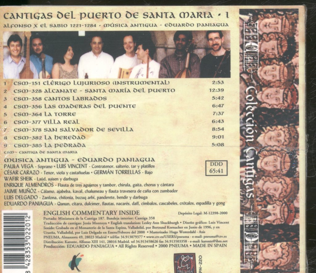 Alfonso X El Sabio / Eduardo Paniagua - Santa Maria Del Puerto • I - Cd