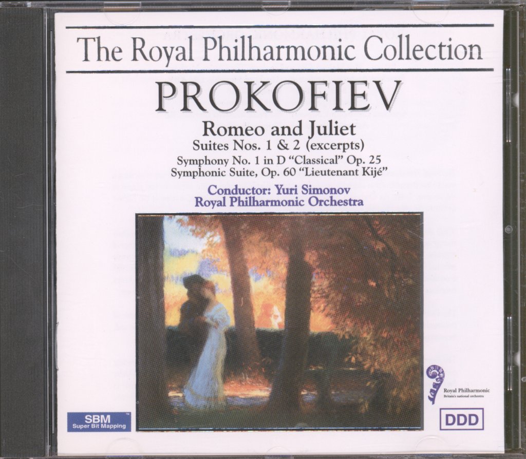 Yuri Simonov, Royal Philharmonic Orchestra - Prokofiev - Romeo And Juliet (Excerpts) - Cd