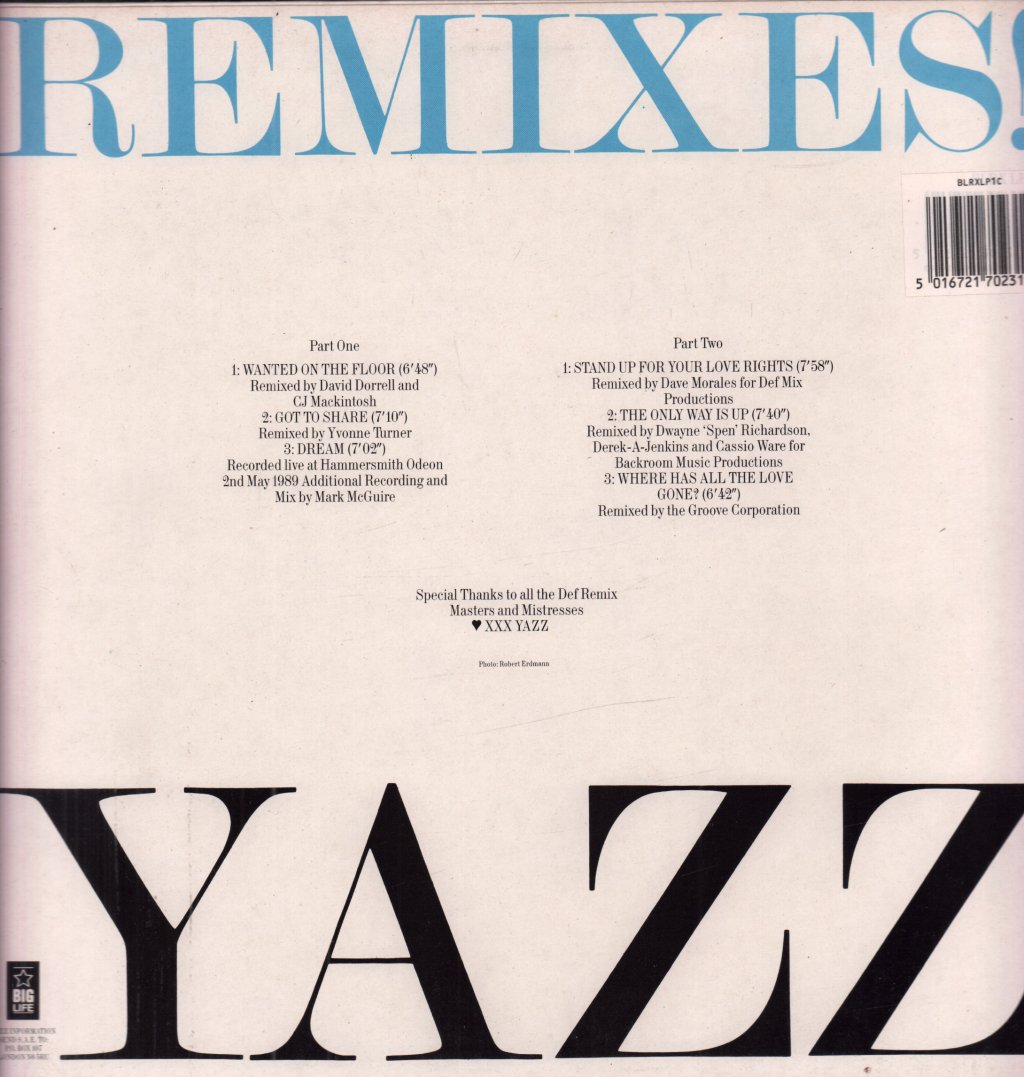 Yazz - Wanted Remixes - Lp