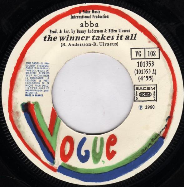 ABBA - Winner Takes It All / Elaine - 7 Inch