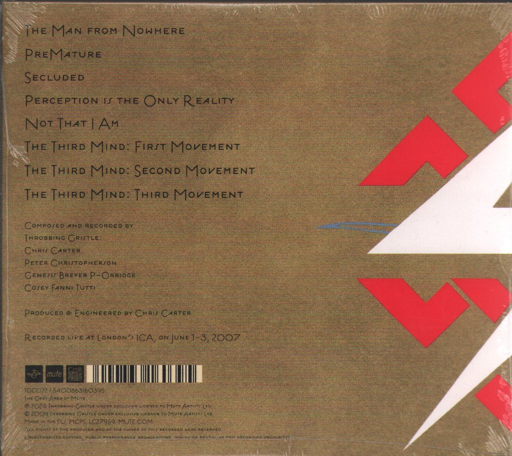 Throbbing Gristle - Third Mind Movements - Cd