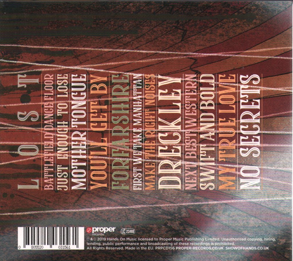 Show Of Hands (Folk Group) - Battlefield Dance Floor - Cd