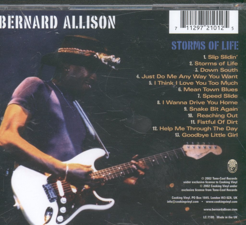 Bernard Allison - Storms Of Life - Cd