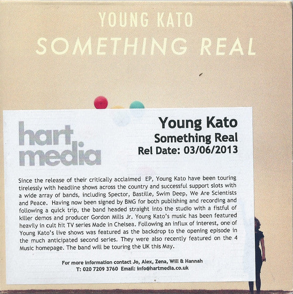 Young Kato - Something Real - Cdr