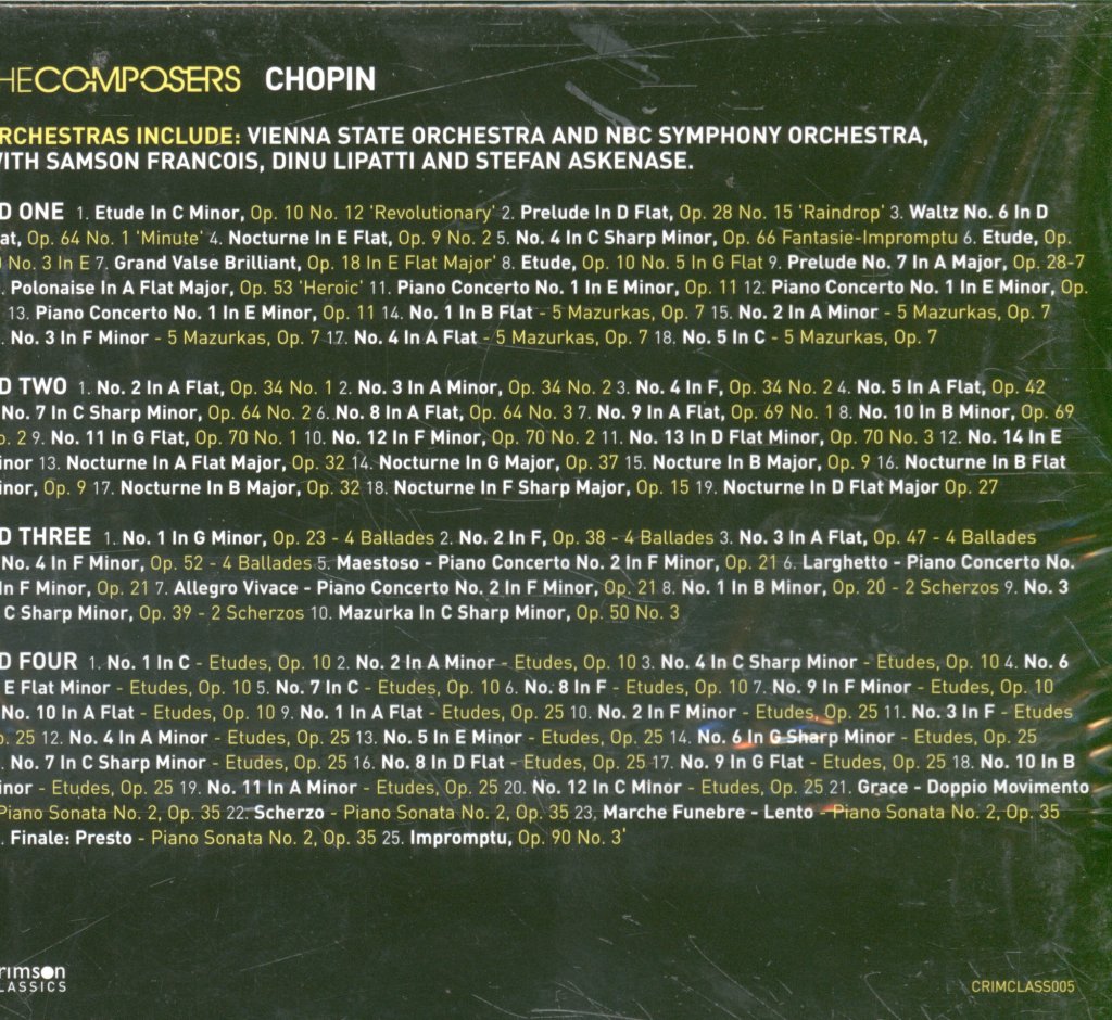 Various Artists - Composers Chopin - Cd Set