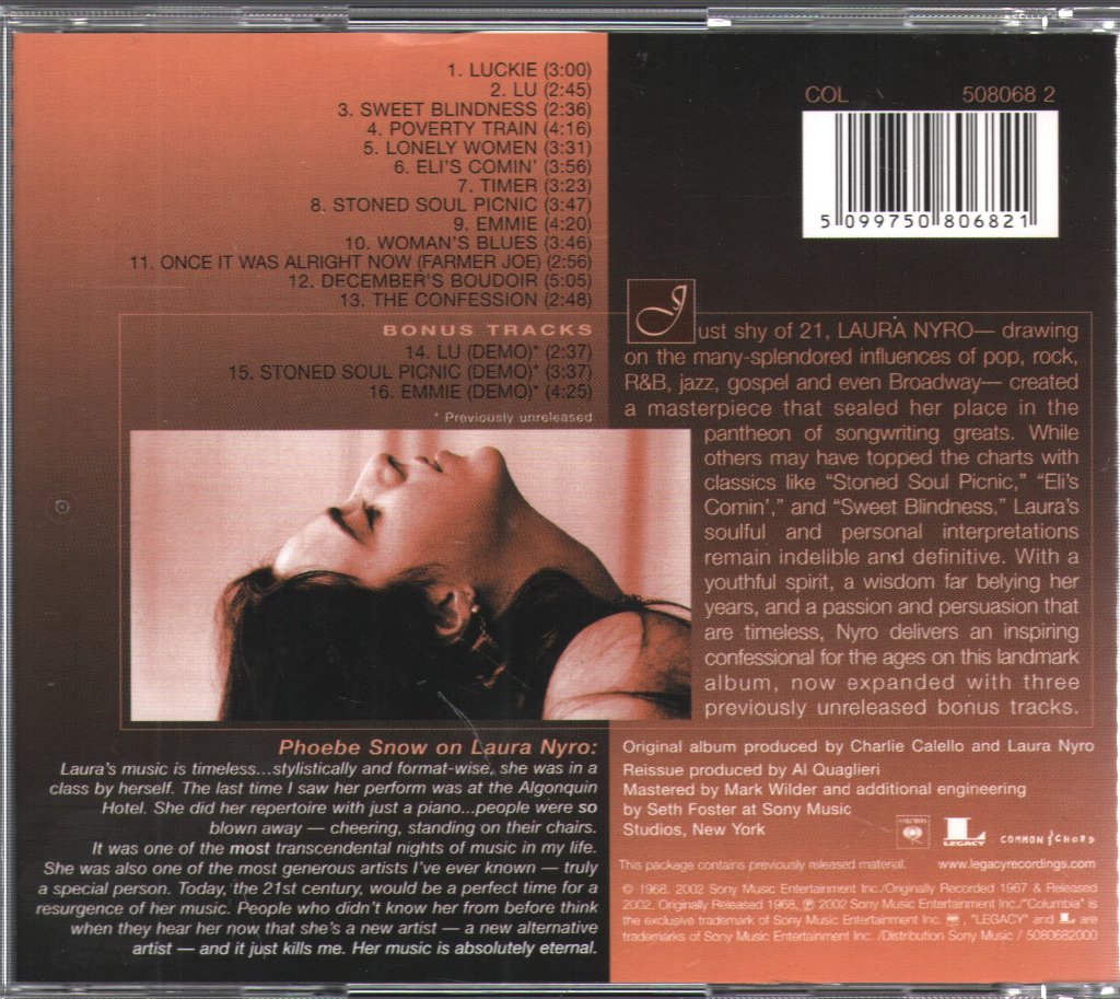 Laura Nyro - Eli And The Thirteenth Confession - Cd