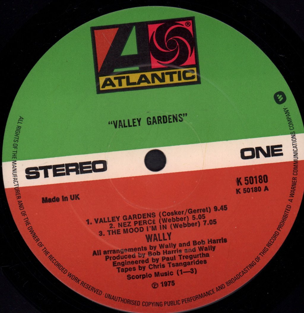 Wally - Valley Gardens - Lp