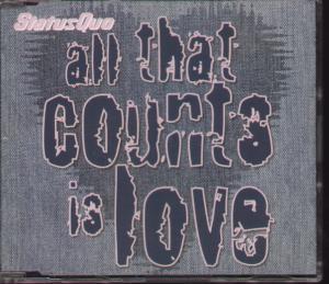 Status Quo - All That Counts Is Love - Cd