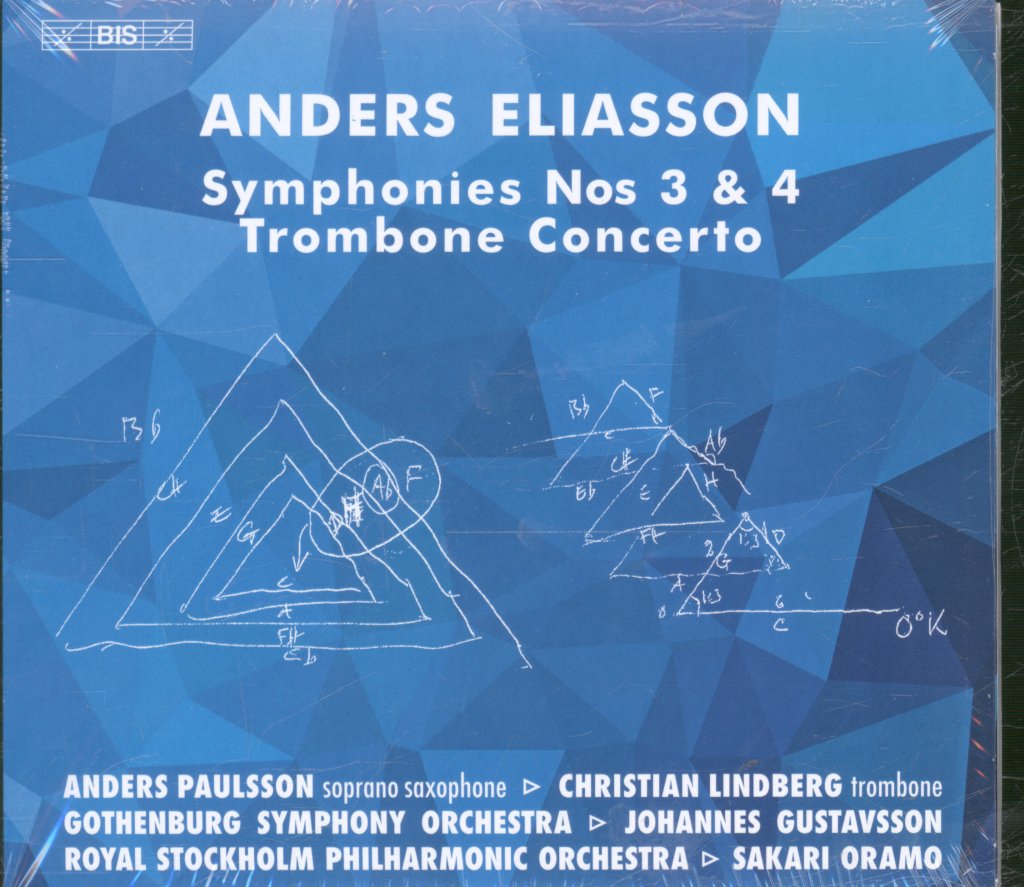 Various Artists - Anders Eliasson - Symphonies Nos 3 & 4, Trombone Concerto - Cd