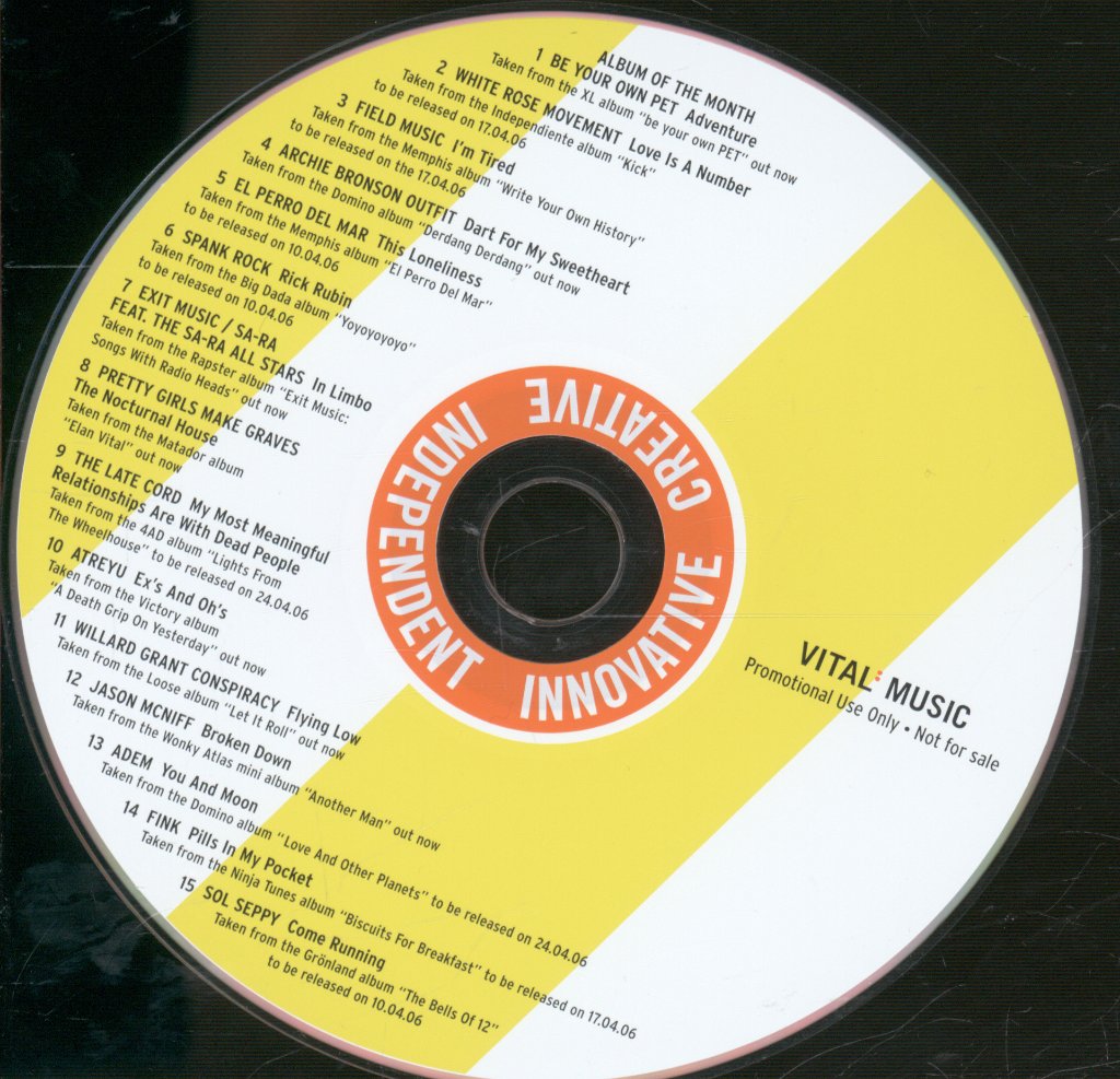 Various Artists - Independent Innovative Creative - April 2006 - Cd