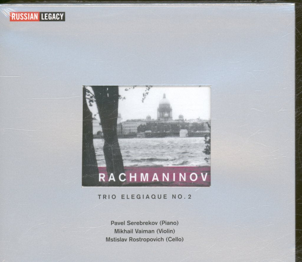 Pavel Serebrekov, Mikhail Vaiman, Mstislav Rostropovich - Rachmaninov - Trio Élégiaque No. 2 - Cd