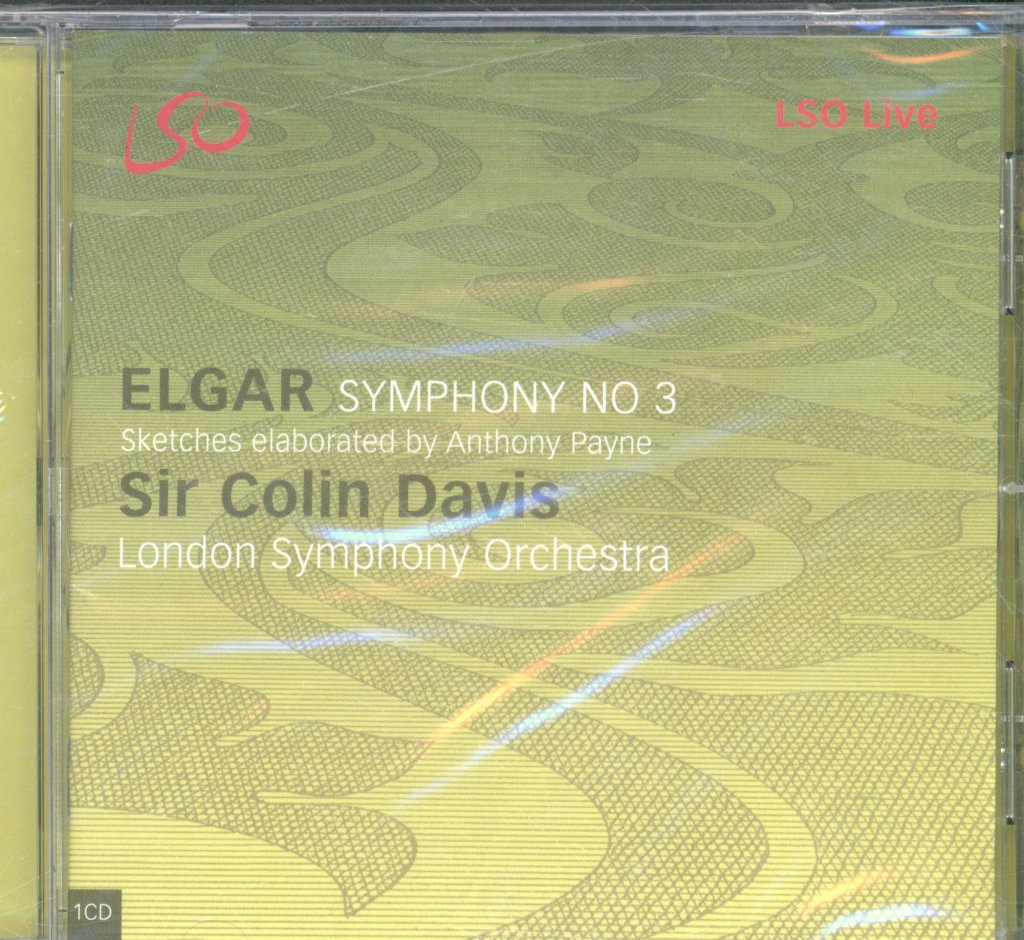 Sir Colin Davis, London Symphony Orchestra - Elgar - Symphony No 3 - Cd