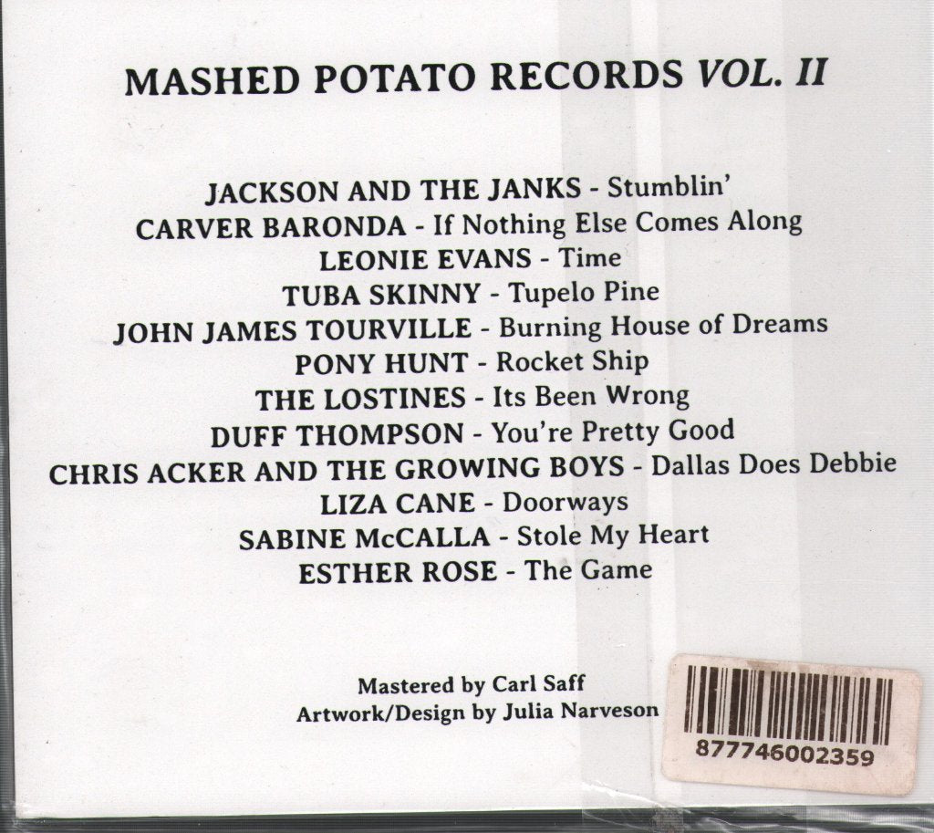 Various Artists - Mashed Potato Records Vol. II - Cd