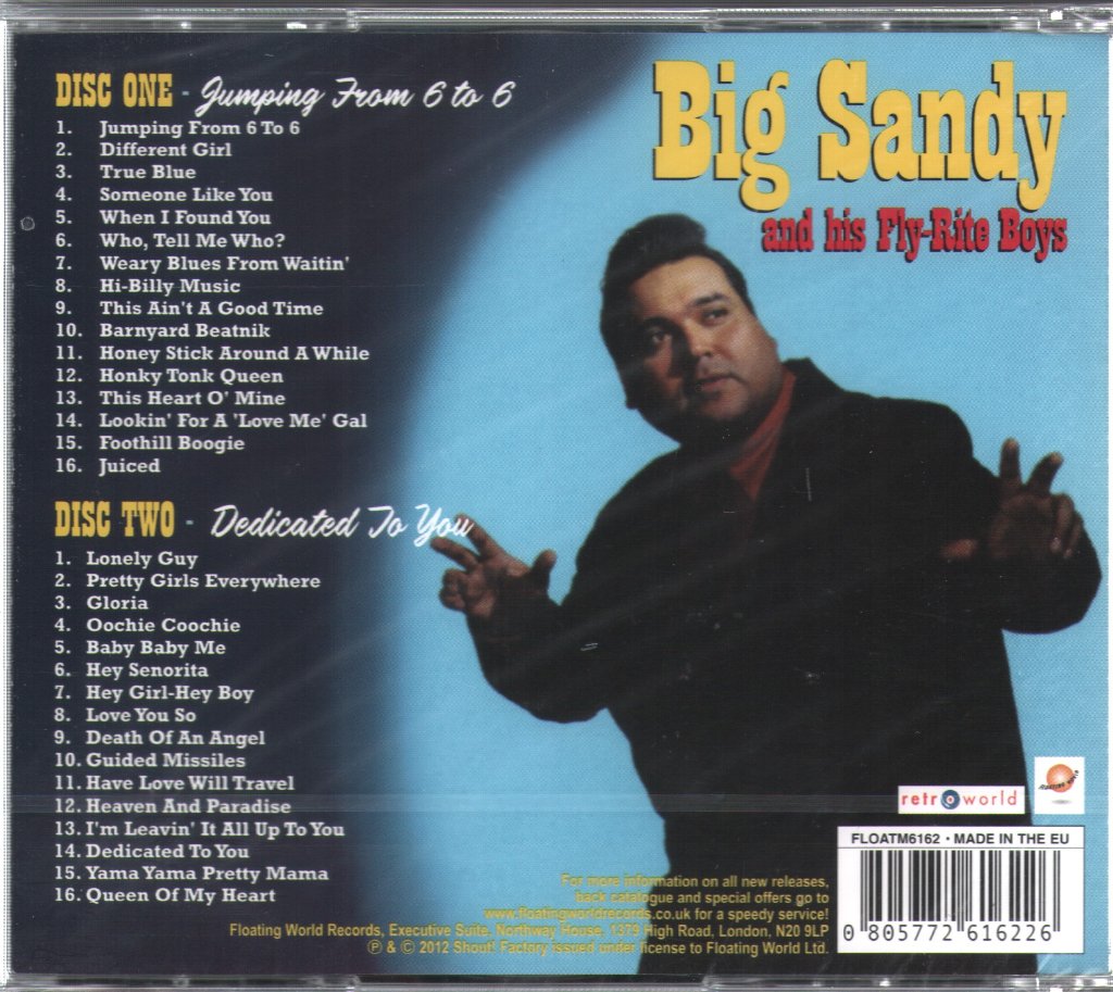 Big Sandy And His Fly-Rite Boys - Jumping From 6 To 6 / Dedicated To You - Cd