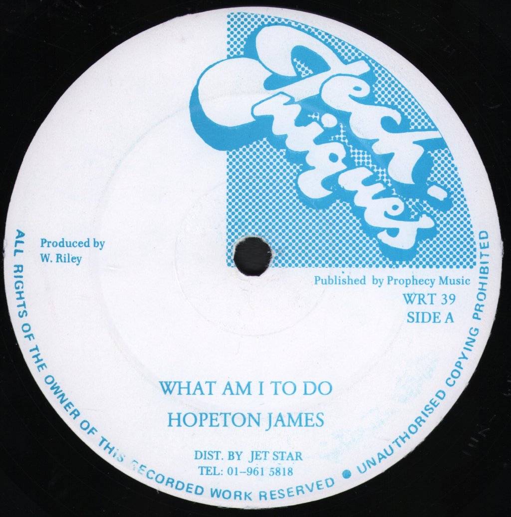 Hopeton James - What Am I To Do - 12 Inch