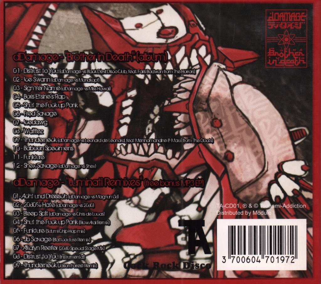 dDamage - Brother In Death - Cd