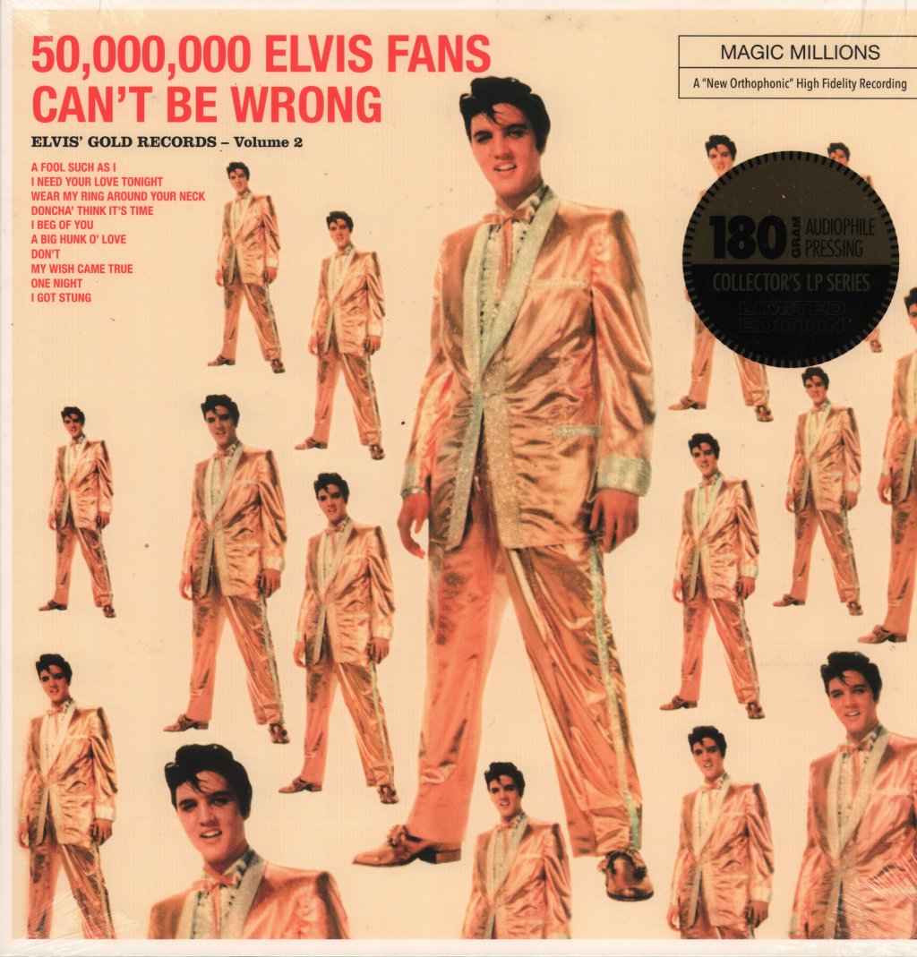 Elvis Presley - 50,000,000 Elvis Fans Can't Be Wrong: Elvis' Gold Records Vol.2 - Lp