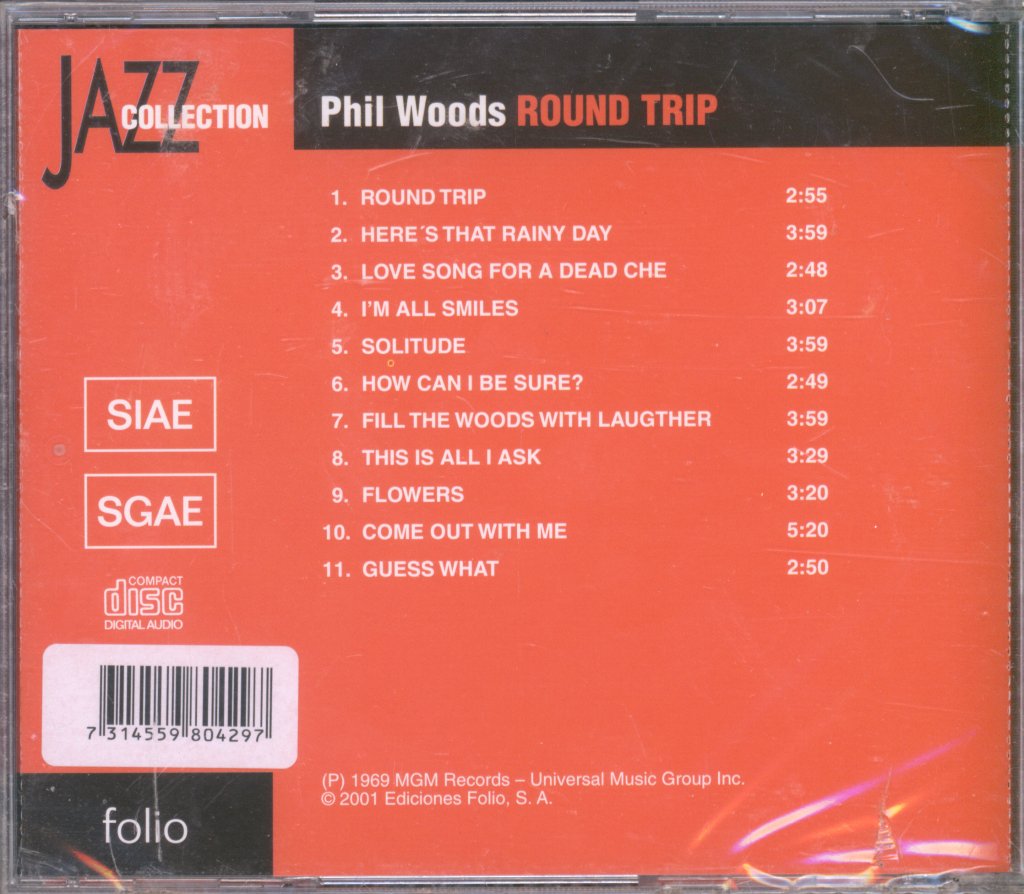 Phil Woods - Round Trip - Cd