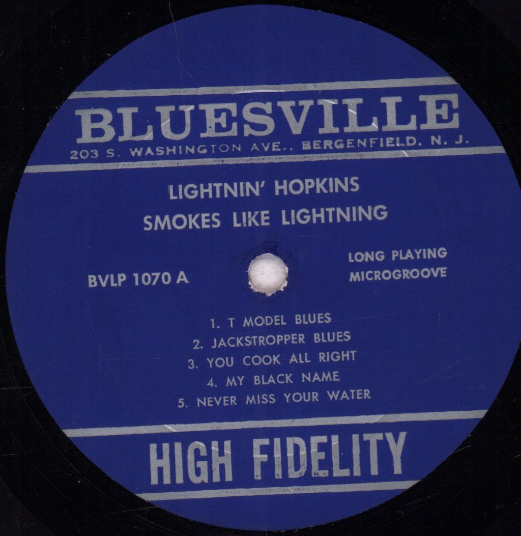 Lightnin' Hopkins - Smokes Like Lightning - Lp