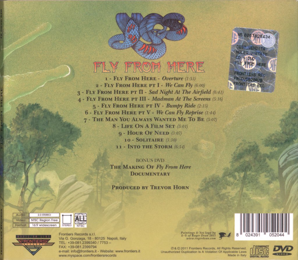 Yes - Fly From Here - Cd/Dvd