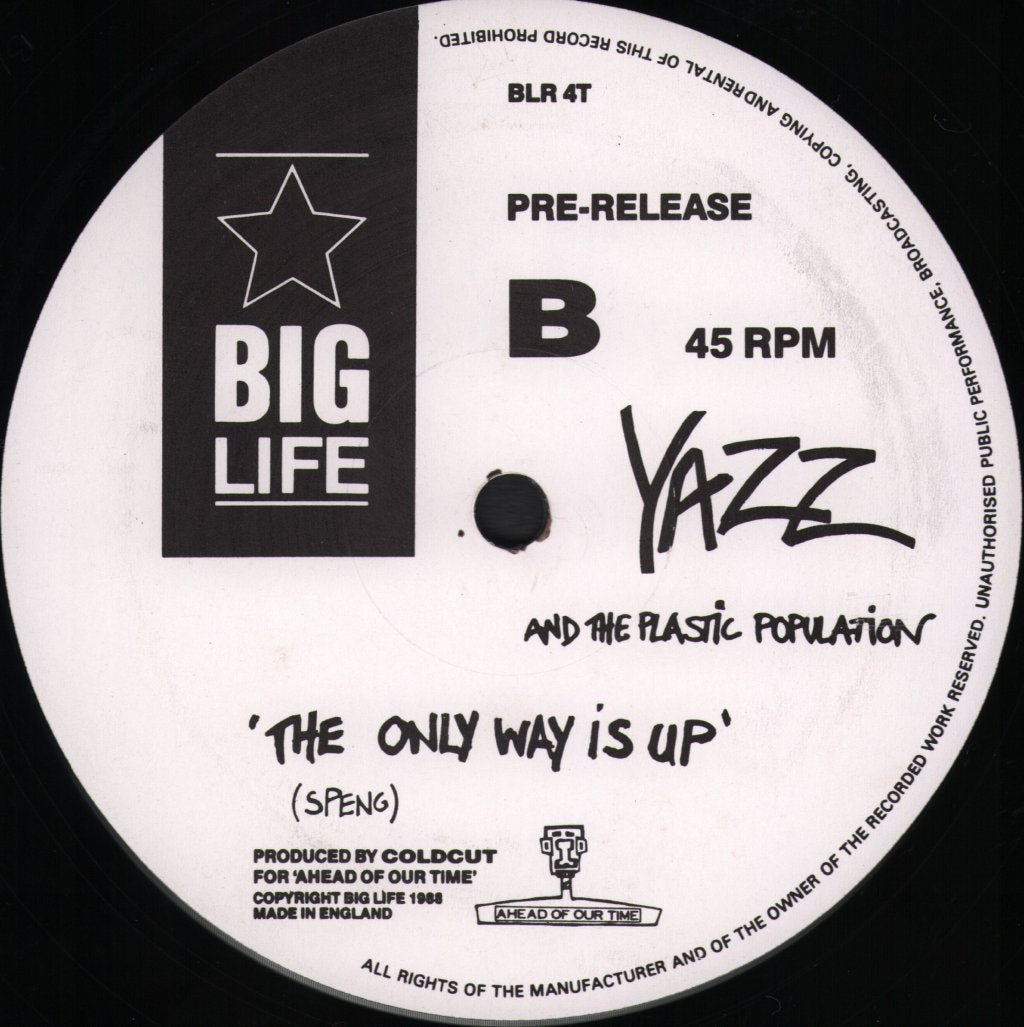 Yazz - Only Way Is Up - 12 Inch