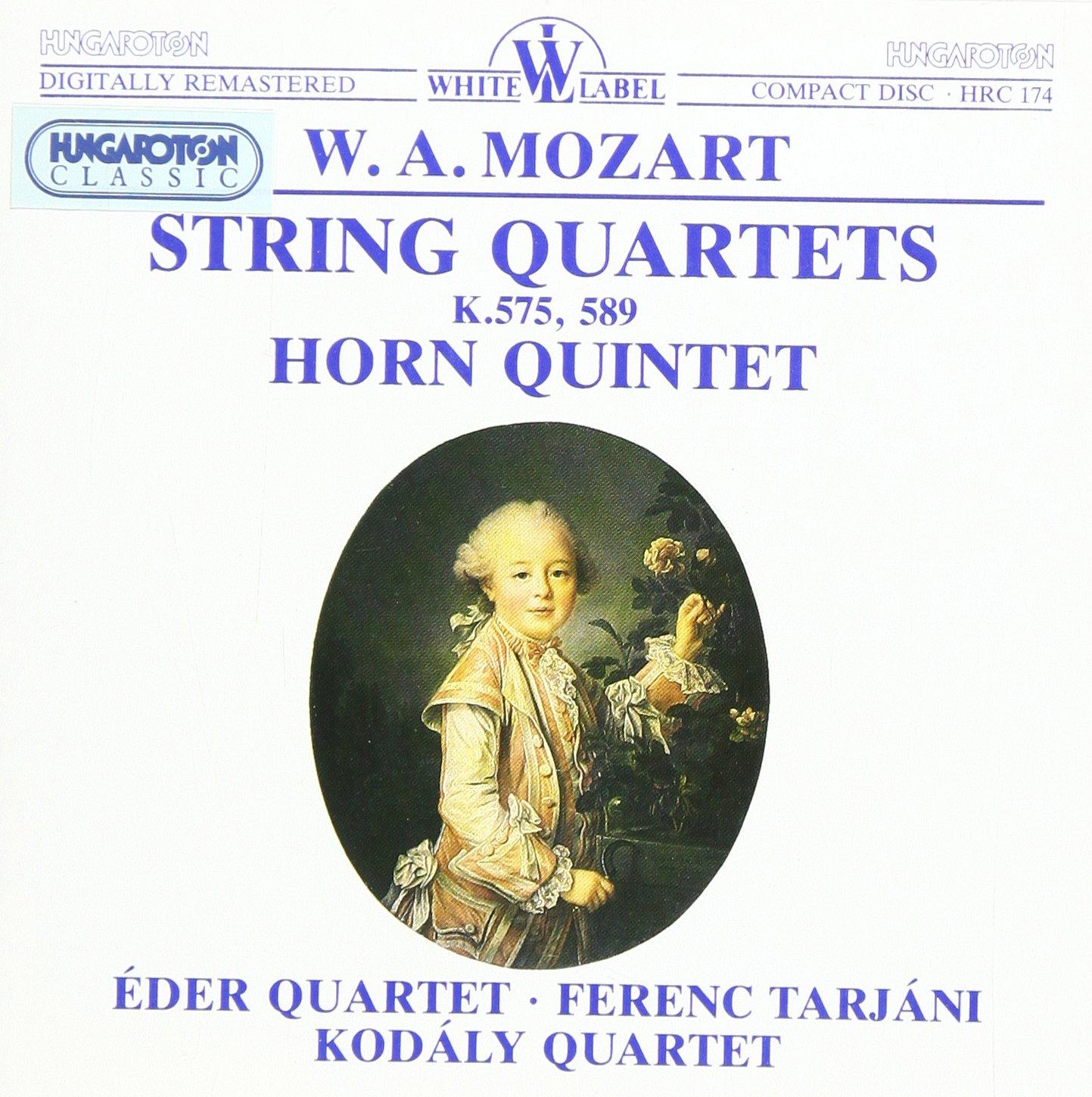 Wolfgang Amadeus Mozart - String Quartets K 575 589 Horn Quintet - Cd