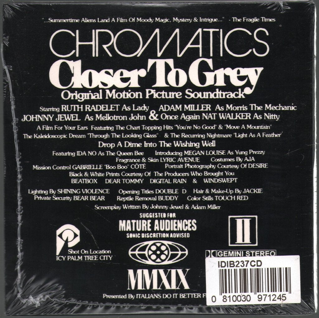 Chromatics - Closer To Grey - Cd