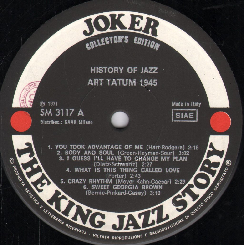 Art Tatum - Art Tatum 1945 - Lp