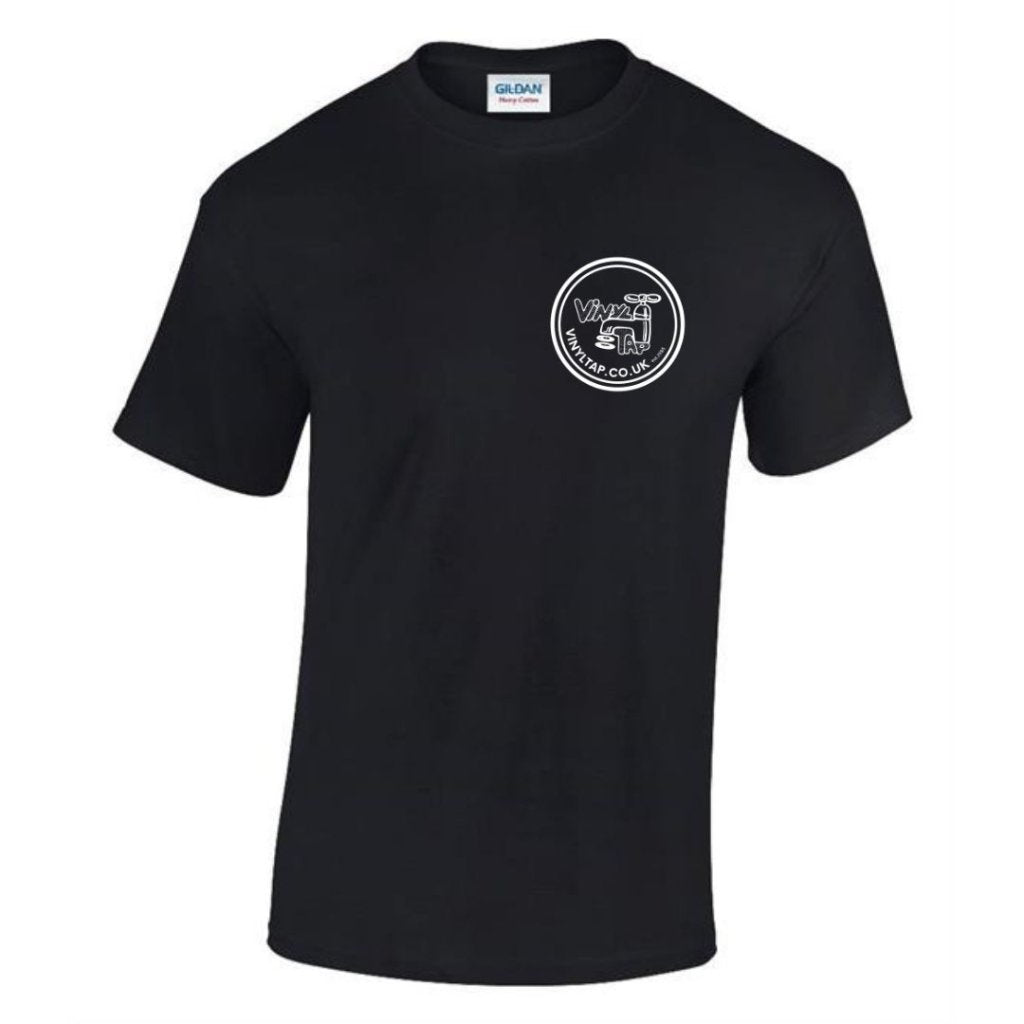 Vinyl Tap - T-Shirt - Black (S) - T Shirt