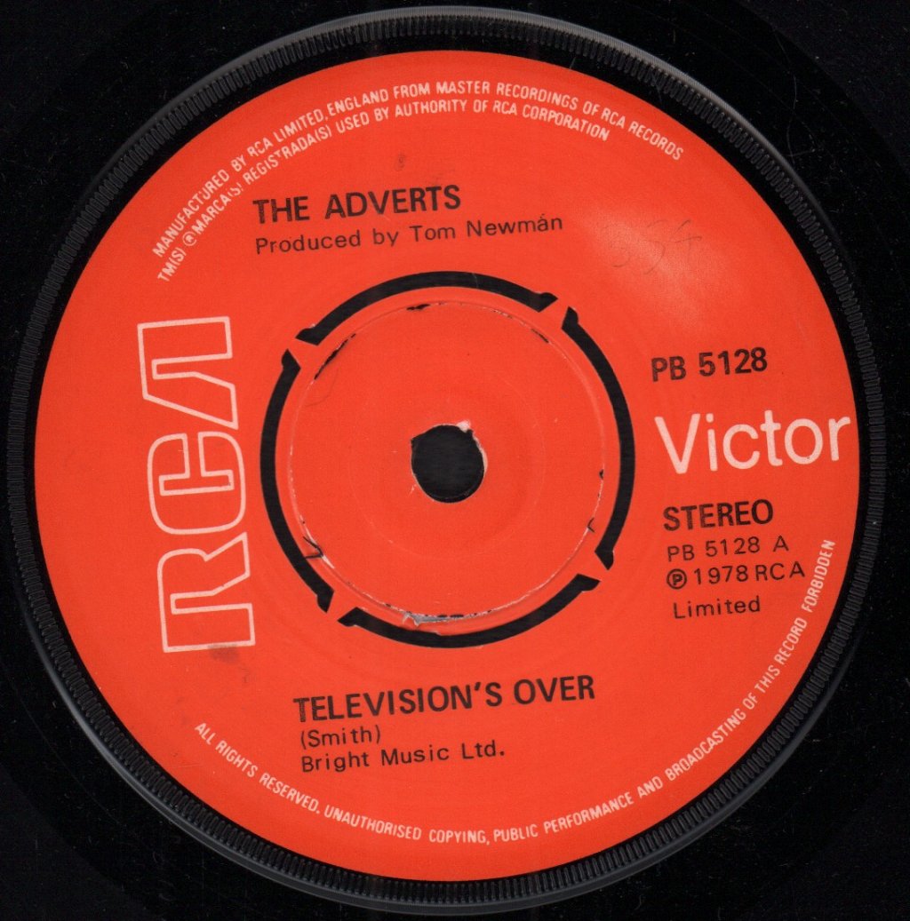 Adverts - Television's Over - 7 Inch