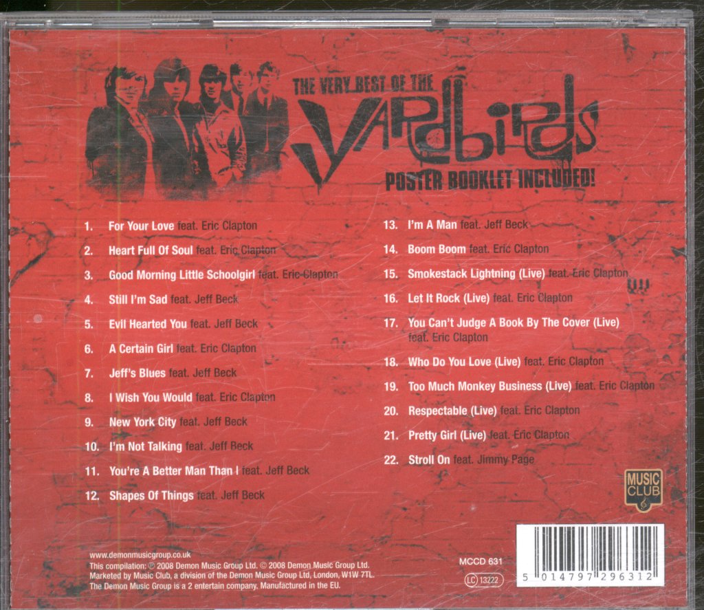 Yardbirds - Very Best Of The Yardbirds - Cd