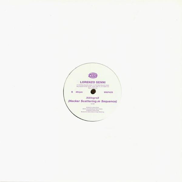 Lorenzo Senni - XAllegroX The Shape Of RemixXxes To Come - 12 Inch