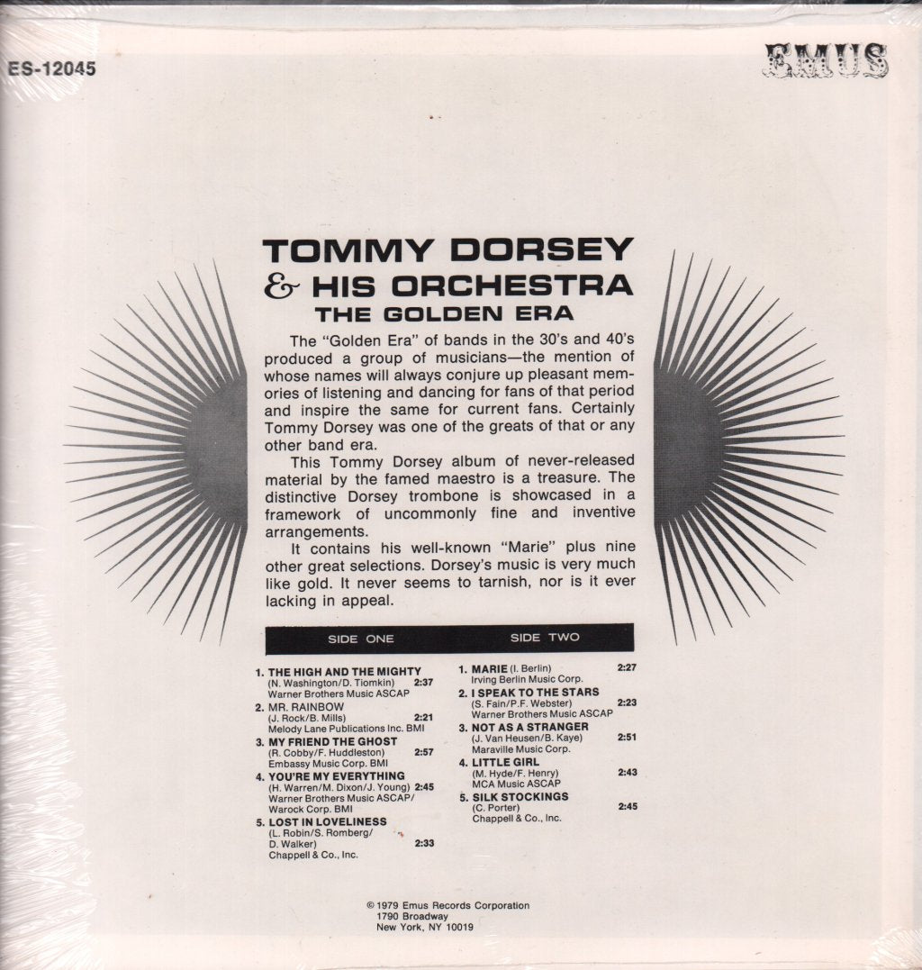 Tommy Dorsey And His Orchestra - Golden Era - Lp