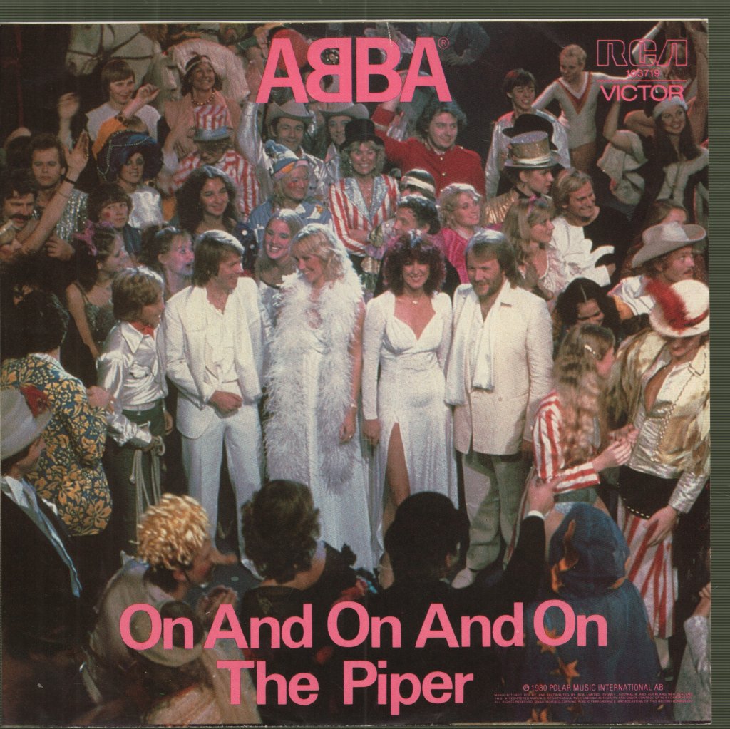 ABBA - On And On And On / The Piper - 7 Inch