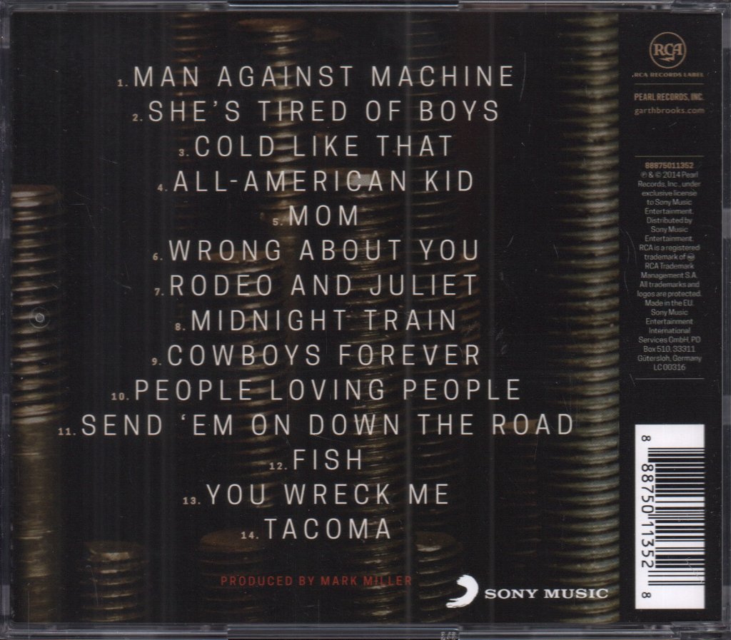 Garth Brooks - Man Against Machine - Cd