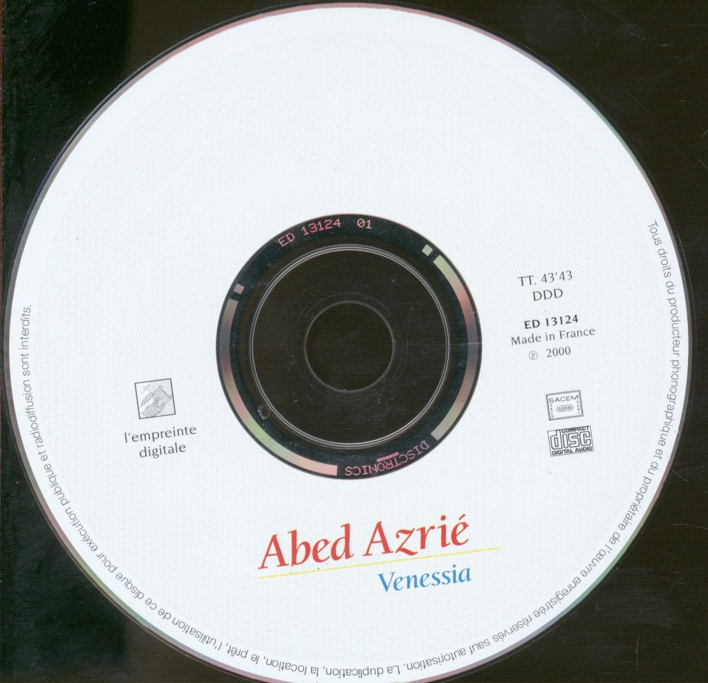 Abed Azrié - Venessia - Cd